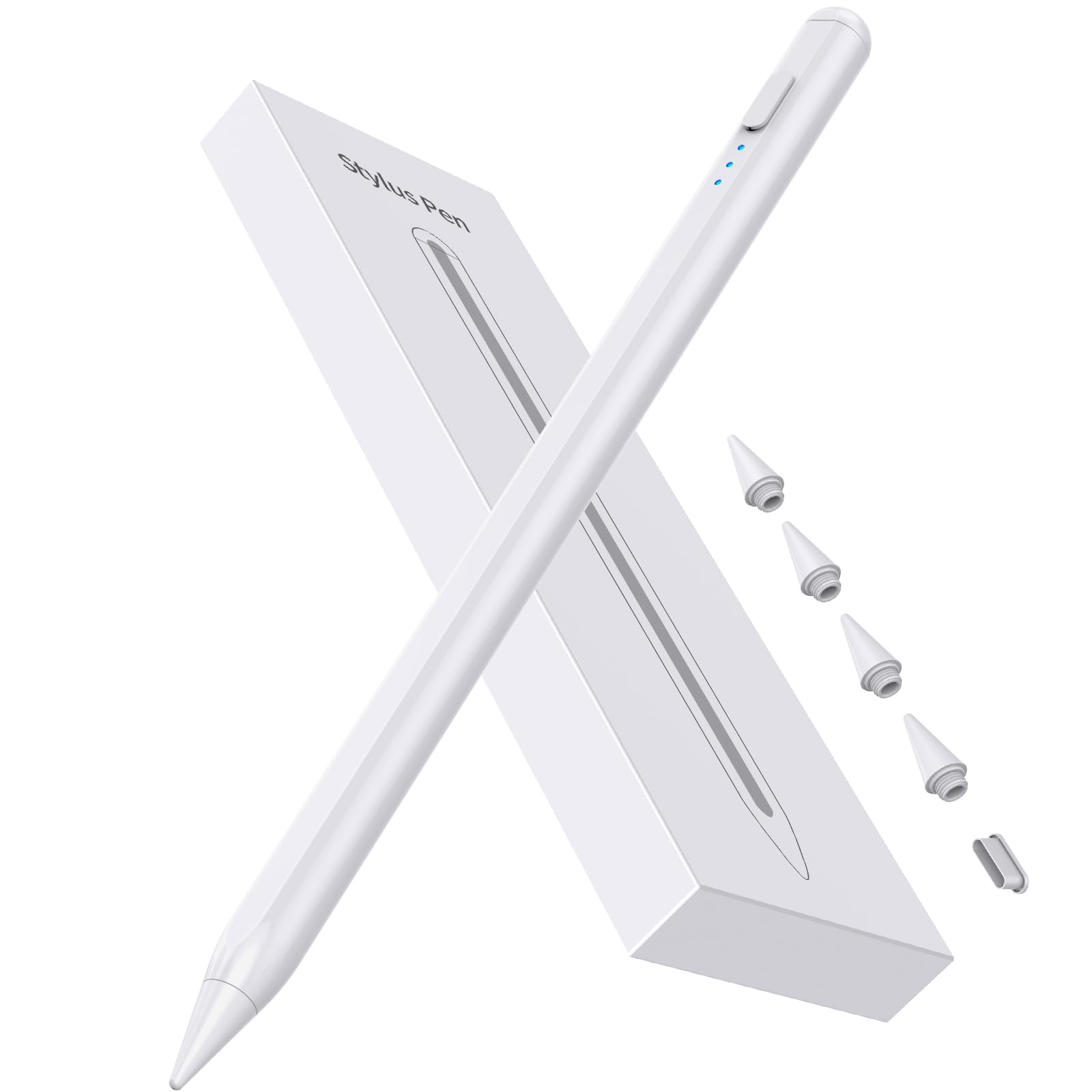 Premium Stylus Pen for iPad Pro/Air/Mini - Fast Charging in 15 Minutes with Palm Rejection & Tilt Sensitivity - Perfect for Digital Art, Note Taking & Professional Design Work