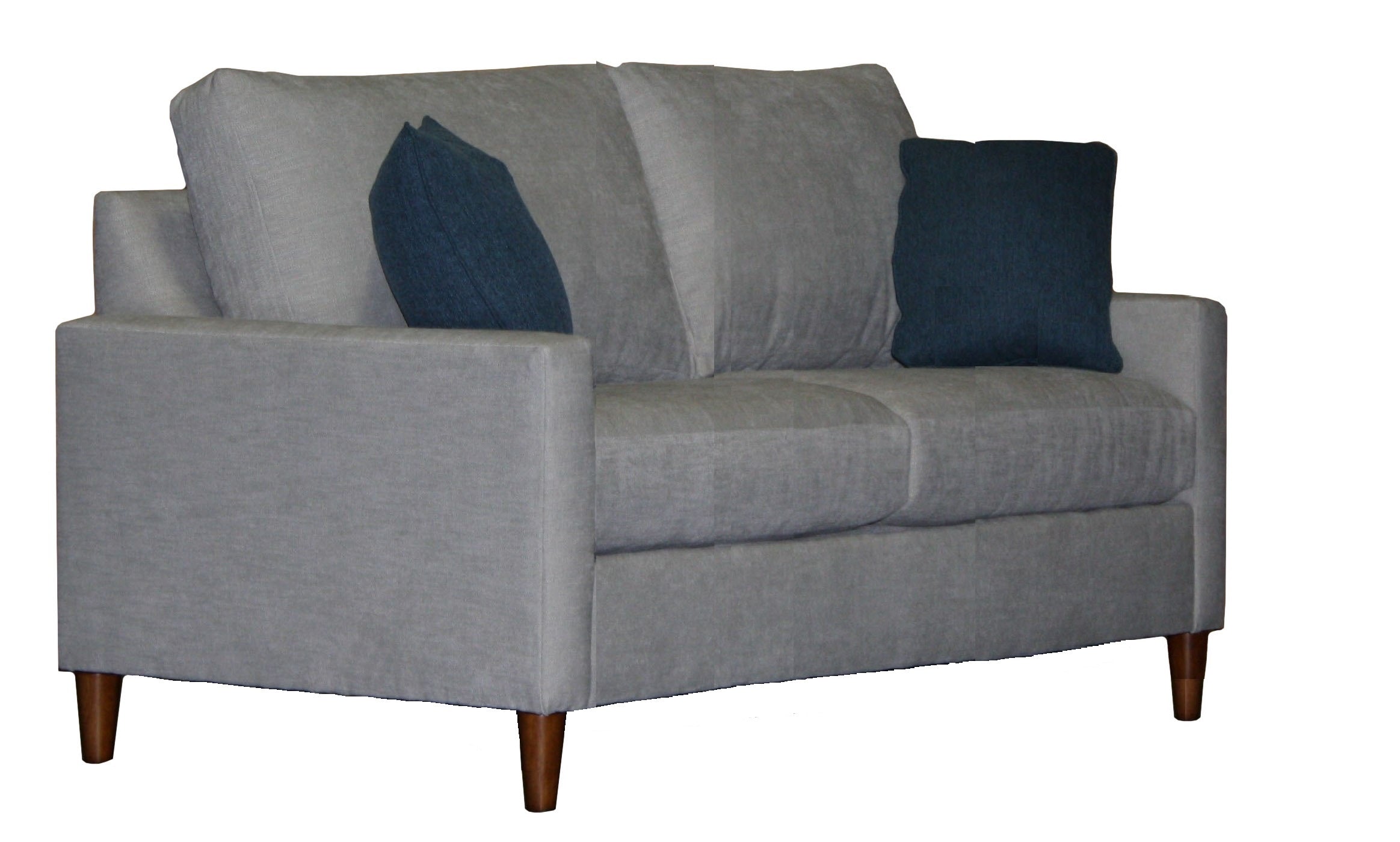 Bowie Condo Loveseat - Modern 2-Seater Sofa for Small Spaces | Comfortable Apartment Living Room Furniture for Studio, Dorm & Cozy Home Decor