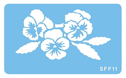 JEM Pansy Spray Stencil - Floral Painting Template for DIY Crafts, Wall Art, and Fabric Design | Perfect for Home Decor, Scrapbooking, and Custom Gifts