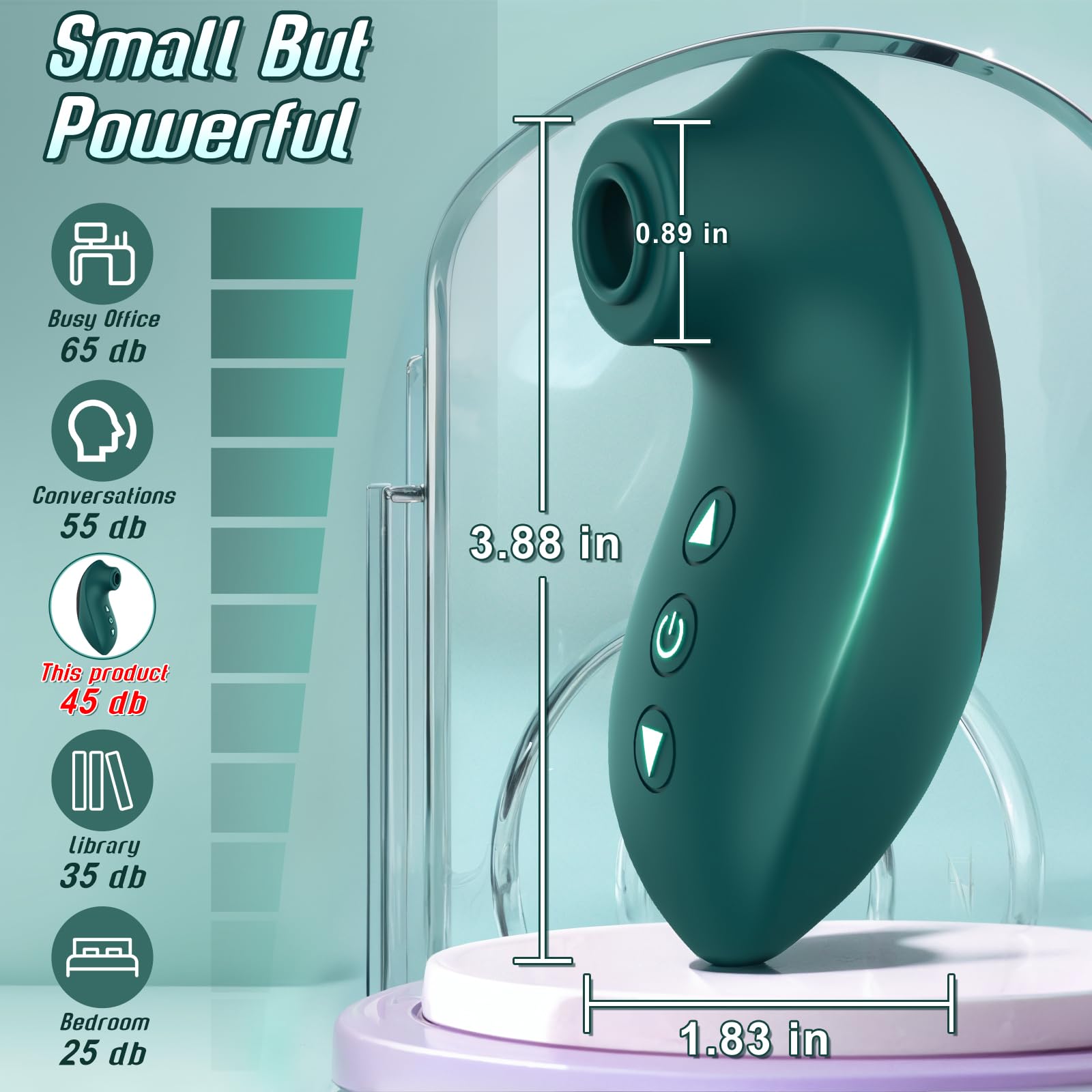 Premium Remote Control Vibrator for Women - 9 Powerful Suction & Vibration Modes, Ultra Quiet Clitoral Stimulator, Waterproof BDSM Sex Toy for Couples Play, Solo Pleasure & Sensual Exploration