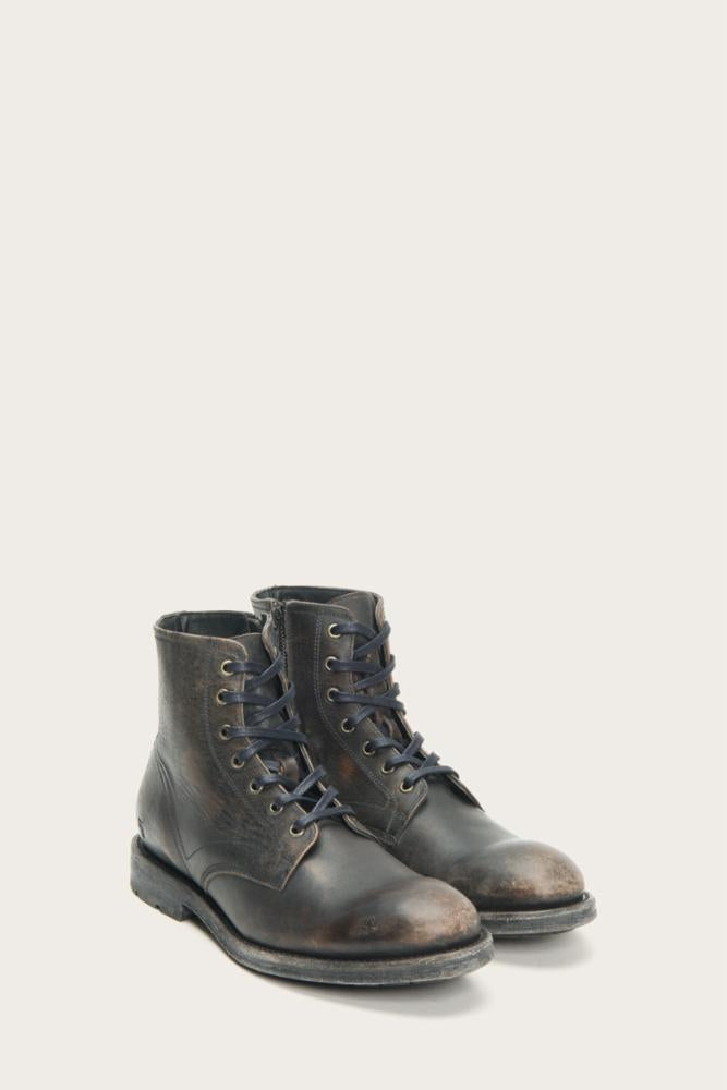 Frye Men's 80708 Black Leather Boots - Durable & Stylish for Casual Wear, Work & Outdoor Adventures