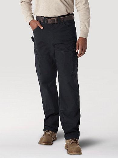 Ripstop Ranger Cargo Pants for Men - Durable Tactical Work Pants in Black | Perfect for Outdoor Adventures, Hiking & Military Style