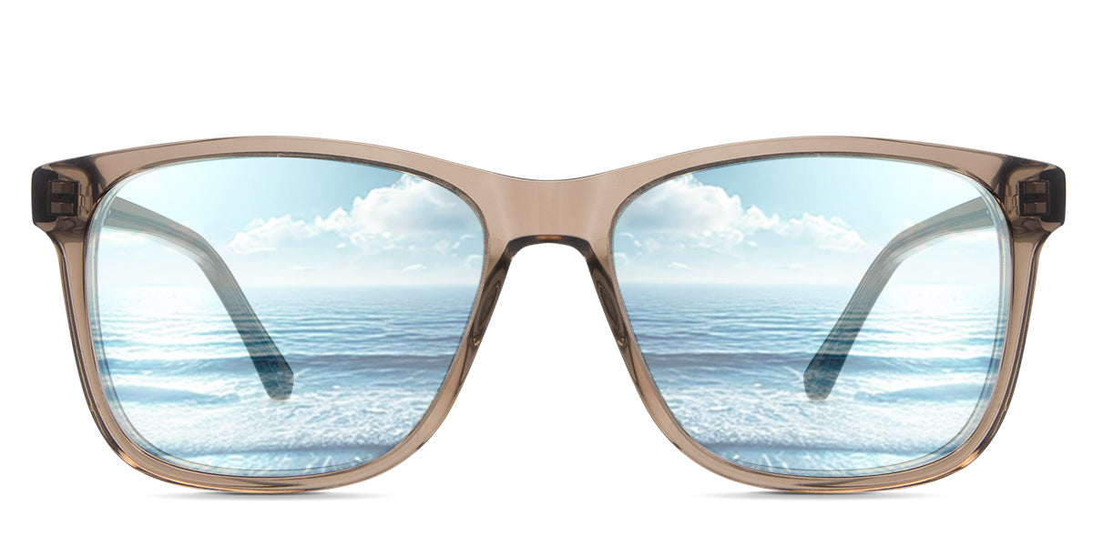 Tavo Men Prescription Tinted Sunglasses - UV Protection Polarized Lenses for Driving, Fishing & Outdoor Activities