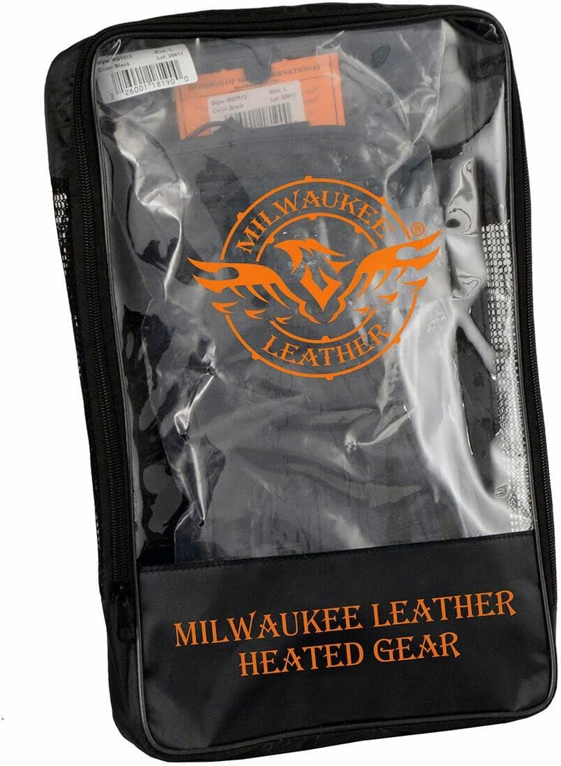 Milwaukee Leather MG7519SET Men's Black Heated Winter Gloves with i-Touch Technology - Rechargeable Battery Included - Perfect for Motorcycle Riding, Skiing & Cold Weather Outdoor Activities