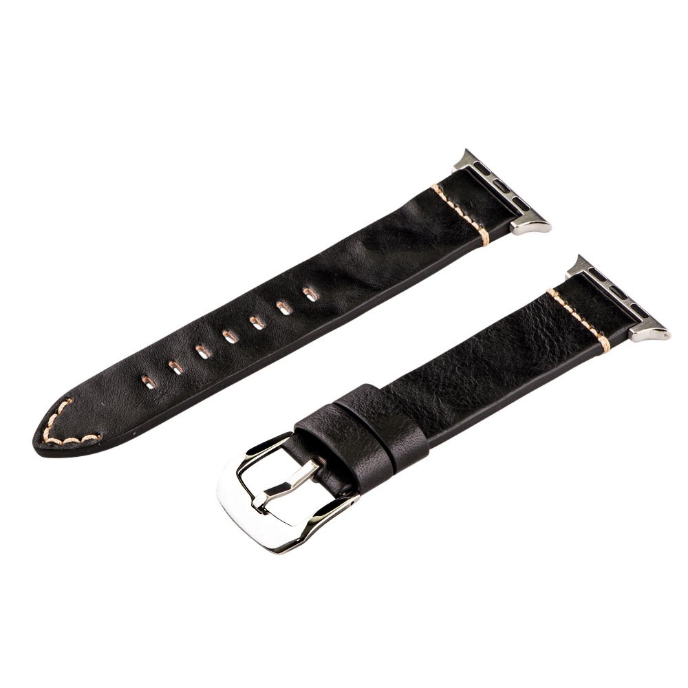 Genuine Leather Apple Watch Band 38mm - for Men & Women, Perfect for Work & Casual Wear