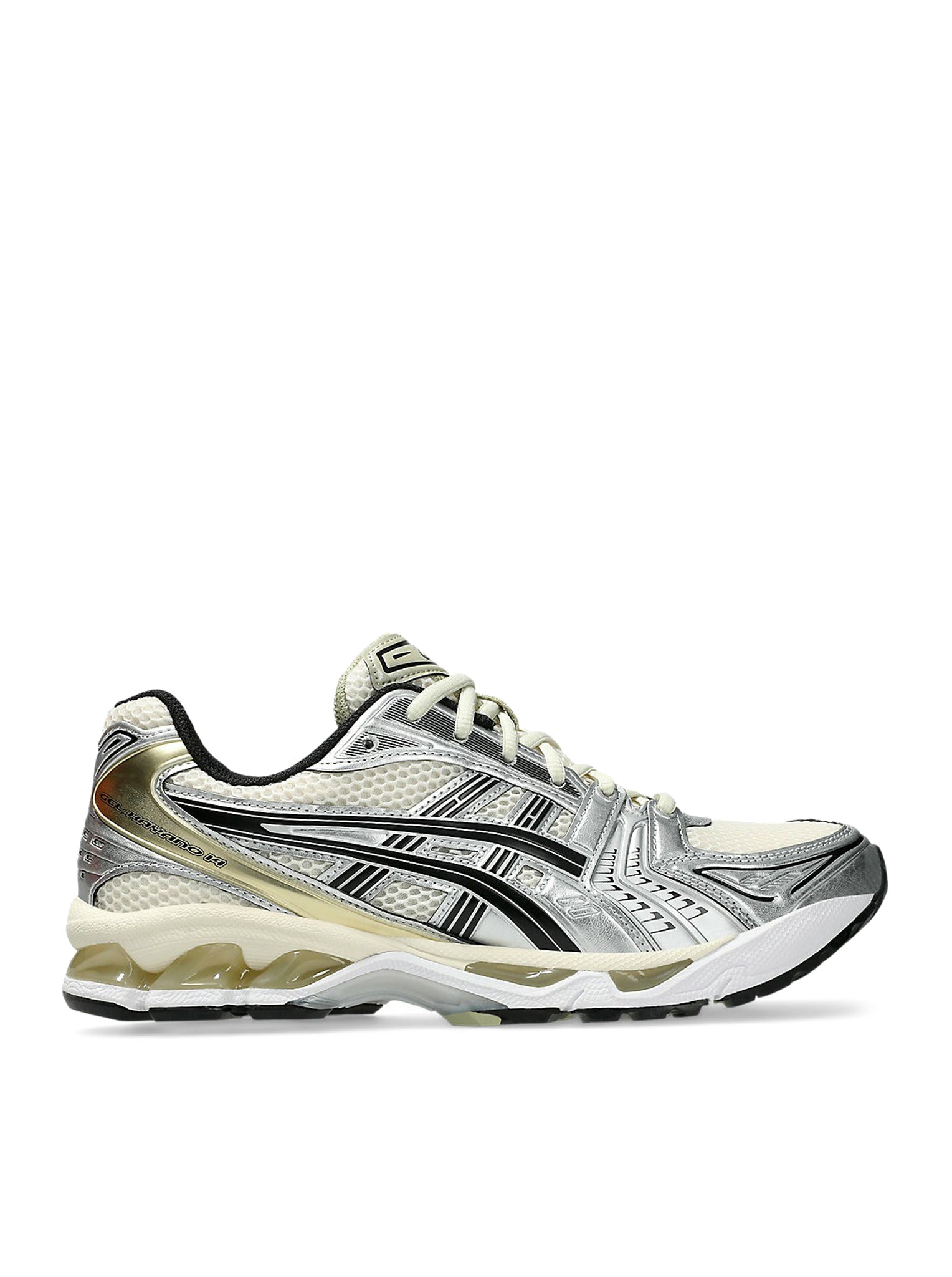 ASICS GEL-Kayano 14 Running Shoes - Nude Neutrals (1203A537-200) | Birch Pure Silver | Lightweight Cushioning for Long-Distance Running & Gym Workouts