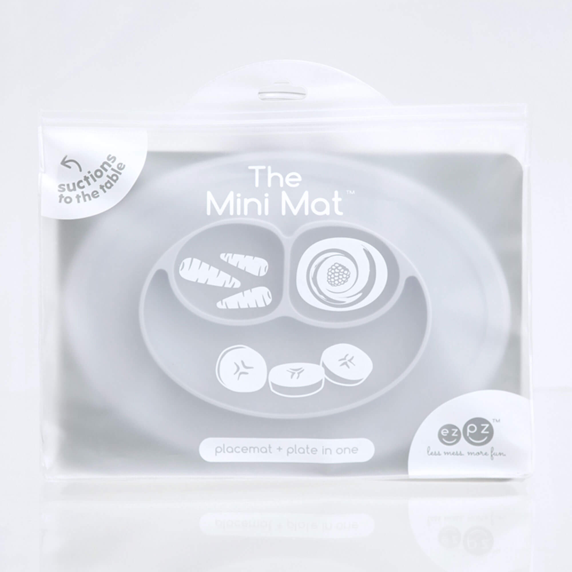 Ezpz Mini Mat – Silicone Placemat for Toddlers | Non-Slip, Easy Clean Baby Feeding Mat | Perfect for High Chairs, Travel & Mess-Free Mealtime