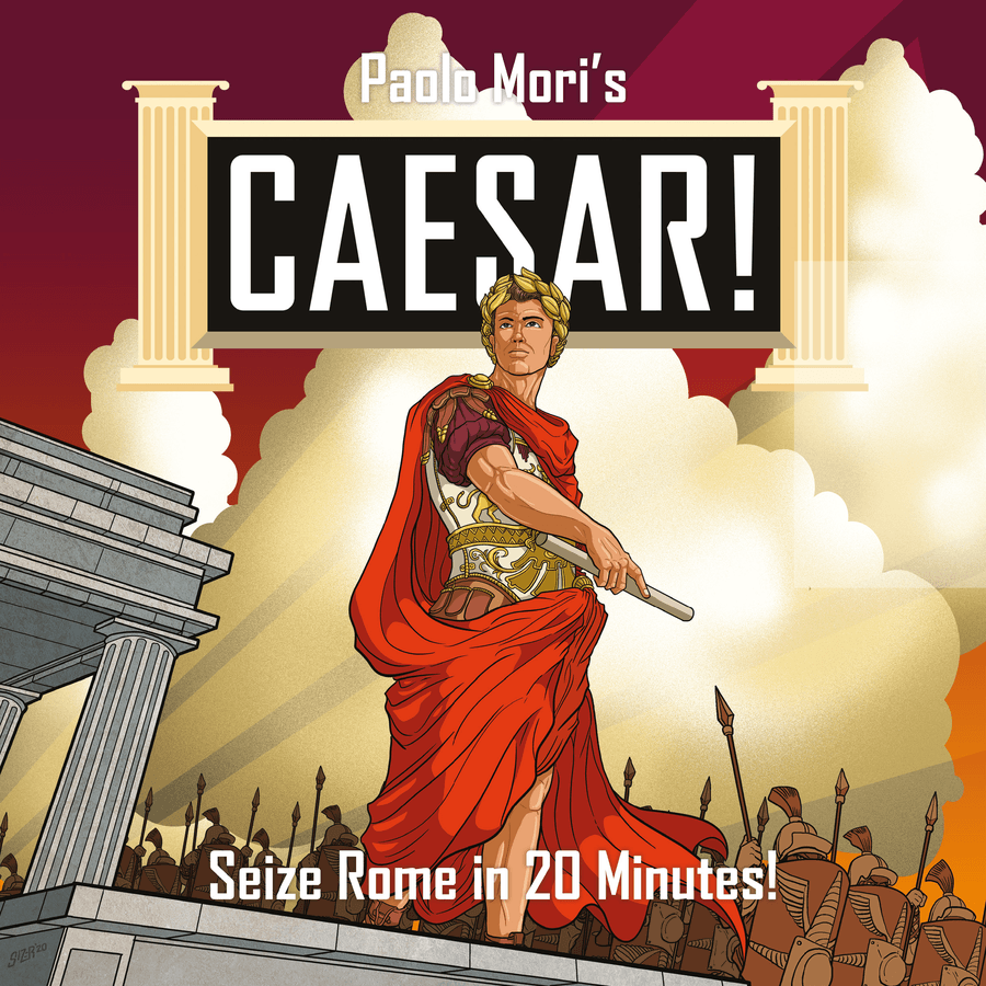 Caesar! Seize Rome in 20 Minutes - Fast-Paced Strategy Board Game for Adults & Families | Perfect for Game Nights, Parties & History Enthusiasts