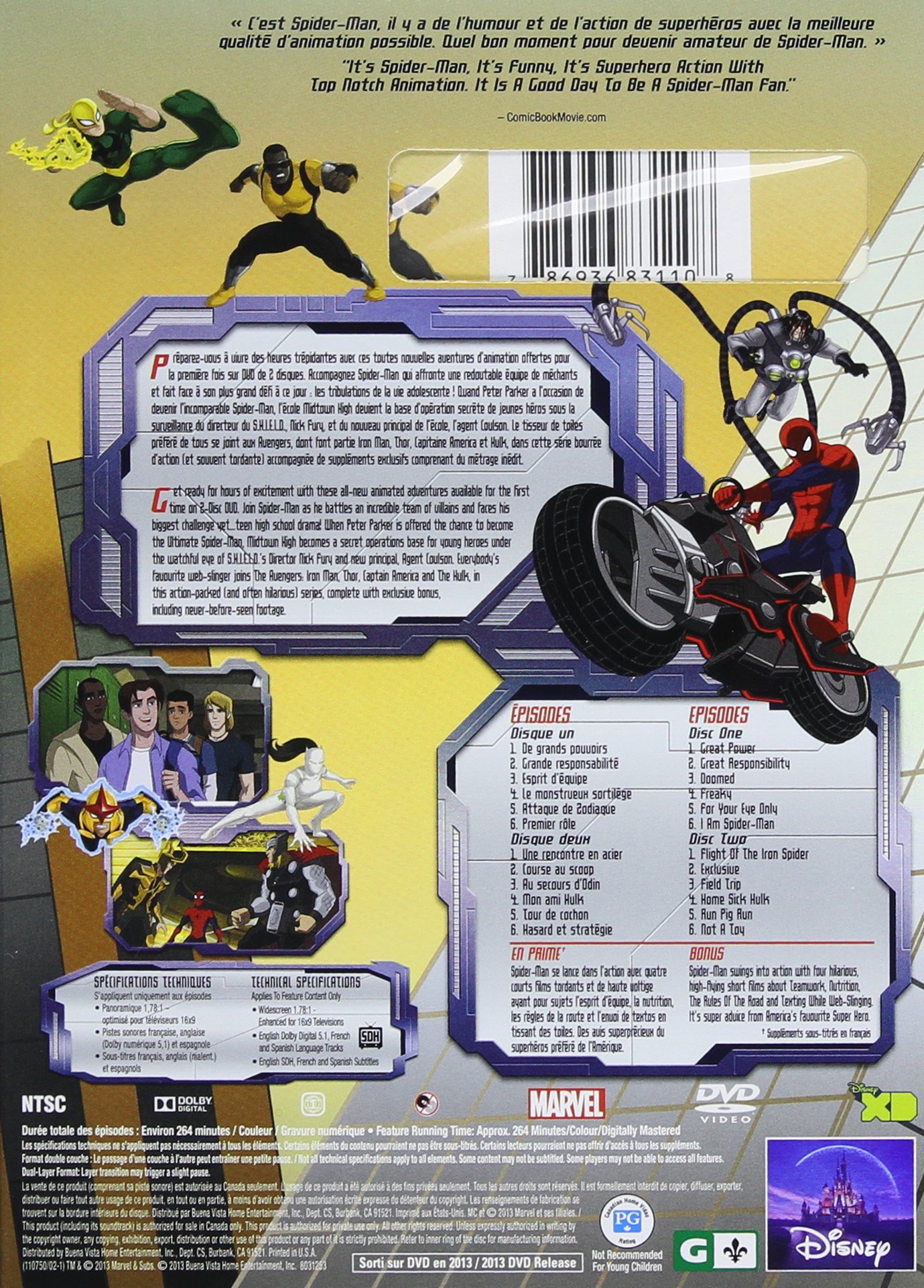 Marvel Ultimate Spider-Man: Avenging Spider-Man Action Figure | Collectible Superhero Toy for Kids & Adults | Perfect for Display, Play & Marvel Fans Collection