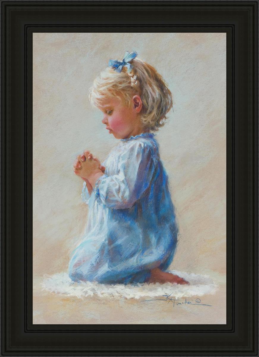 Dear Jesus by Kathryn Fincer - Christian Wall Art, Inspirational Home Decor for Living Room, Bedroom & Office - Perfect for Prayer Spaces & Gifts