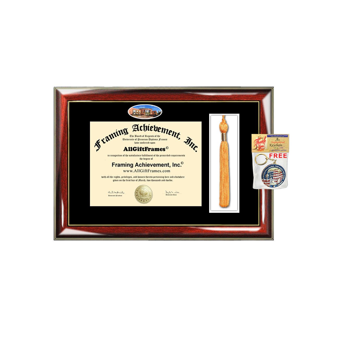 Virginia Commonwealth University Graduation Tassel Box & Diploma Frame - VCU Custom Degree Display for Bachelor, Master, MBA, PhD - Perfect Graduation Gift for Campus Photos & Certificate Storage