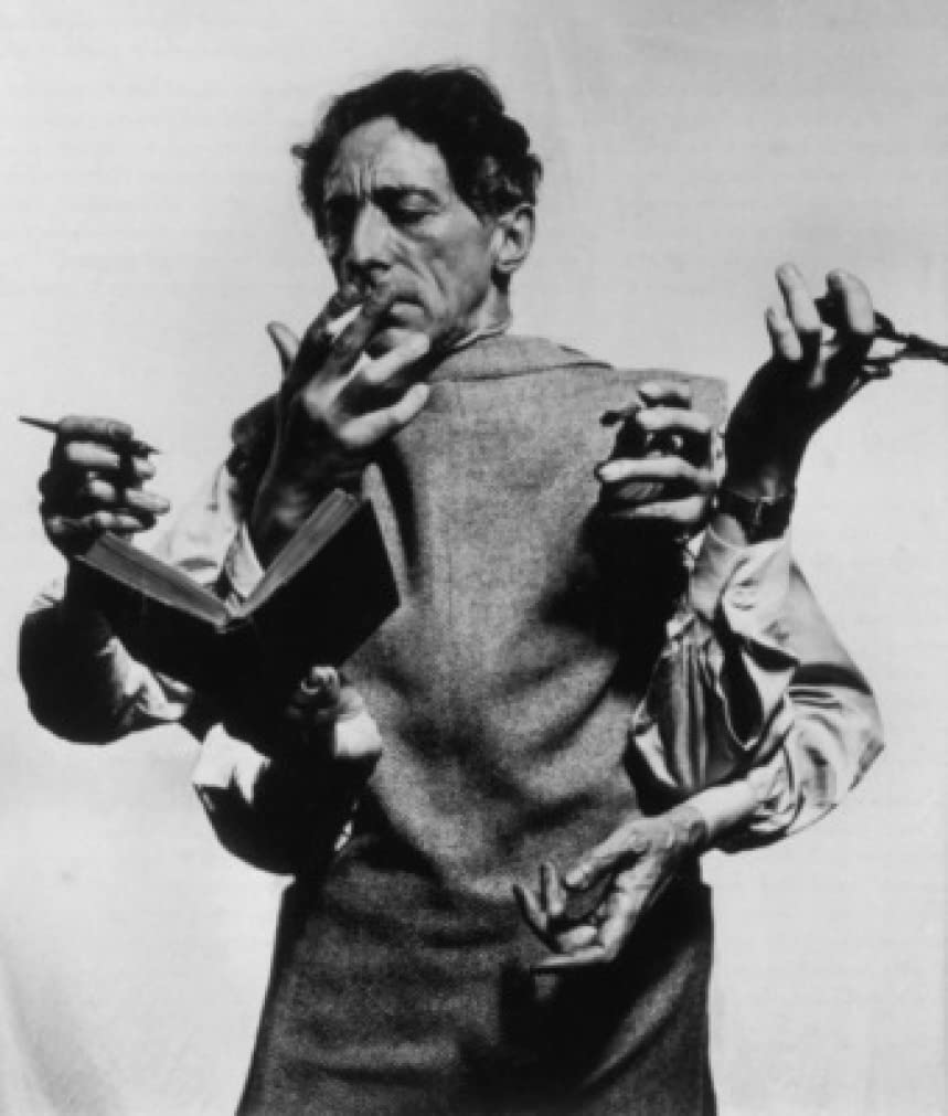Torrent Town Jean Cocteau - 18X24 Metal Wall Art Rare Print #TTG341024 | Vintage French Artist Decor for Living Room, Bedroom & Office