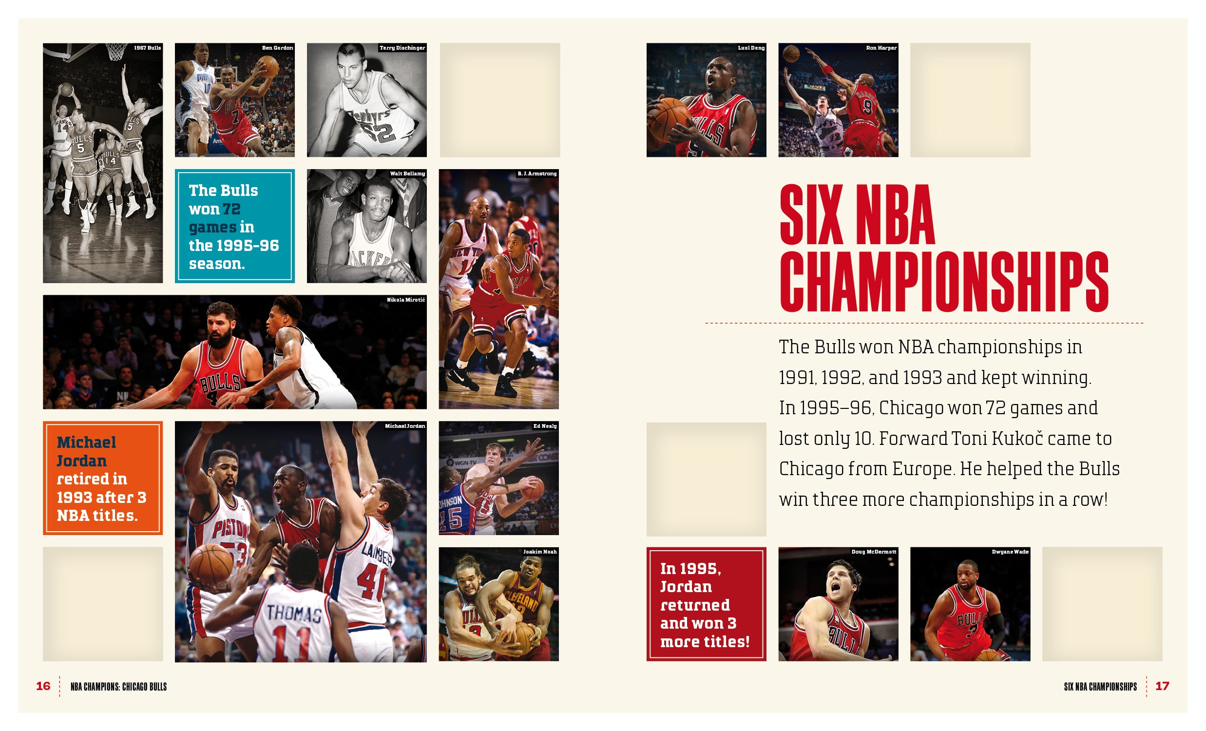Chicago Bulls NBA Basketball Book 978-1-64026-015-3 - Perfect Gift for Basketball Fans & Sports Enthusiasts