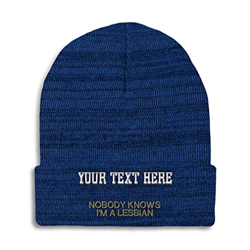 Heather Royal Blue Personalized Text Here