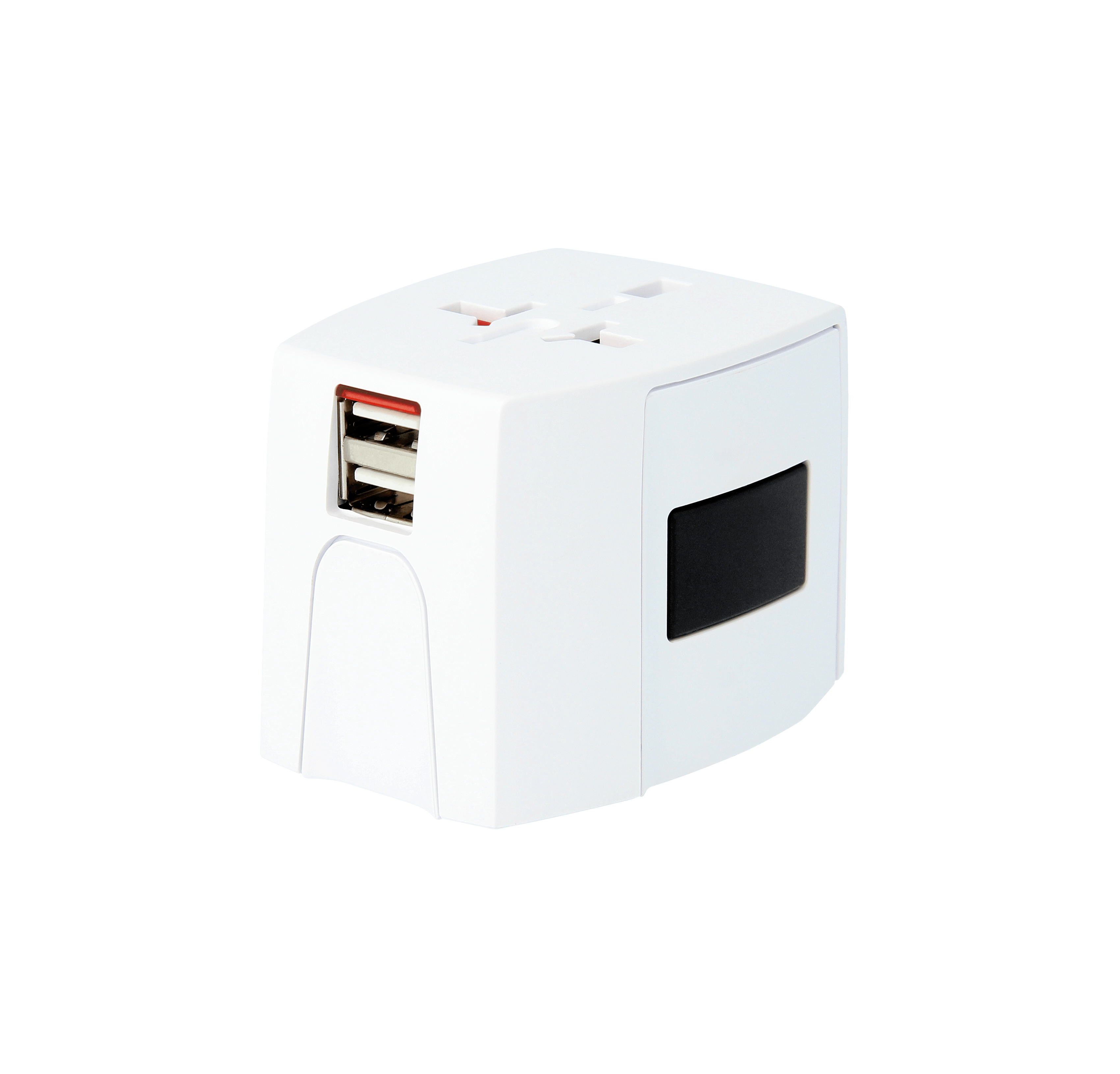 Skross MUV USB Travel Adapter - Universal USB Charger for iPhone, Android, Laptop - Perfect for International Travel, Business Trips & Hotels
