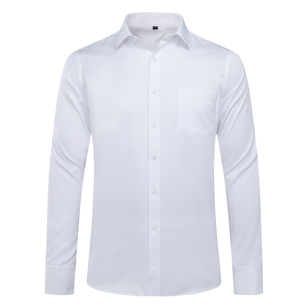 Slim Fit Men's Dress Shirt - Button Down Striped & Checked Formal Shirt for Business, Office, Wedding & Special Occasions