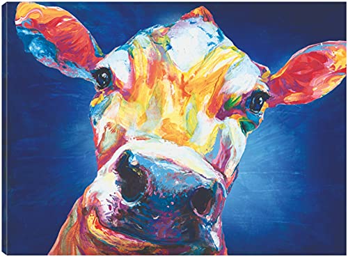 Smiley Cow Blue