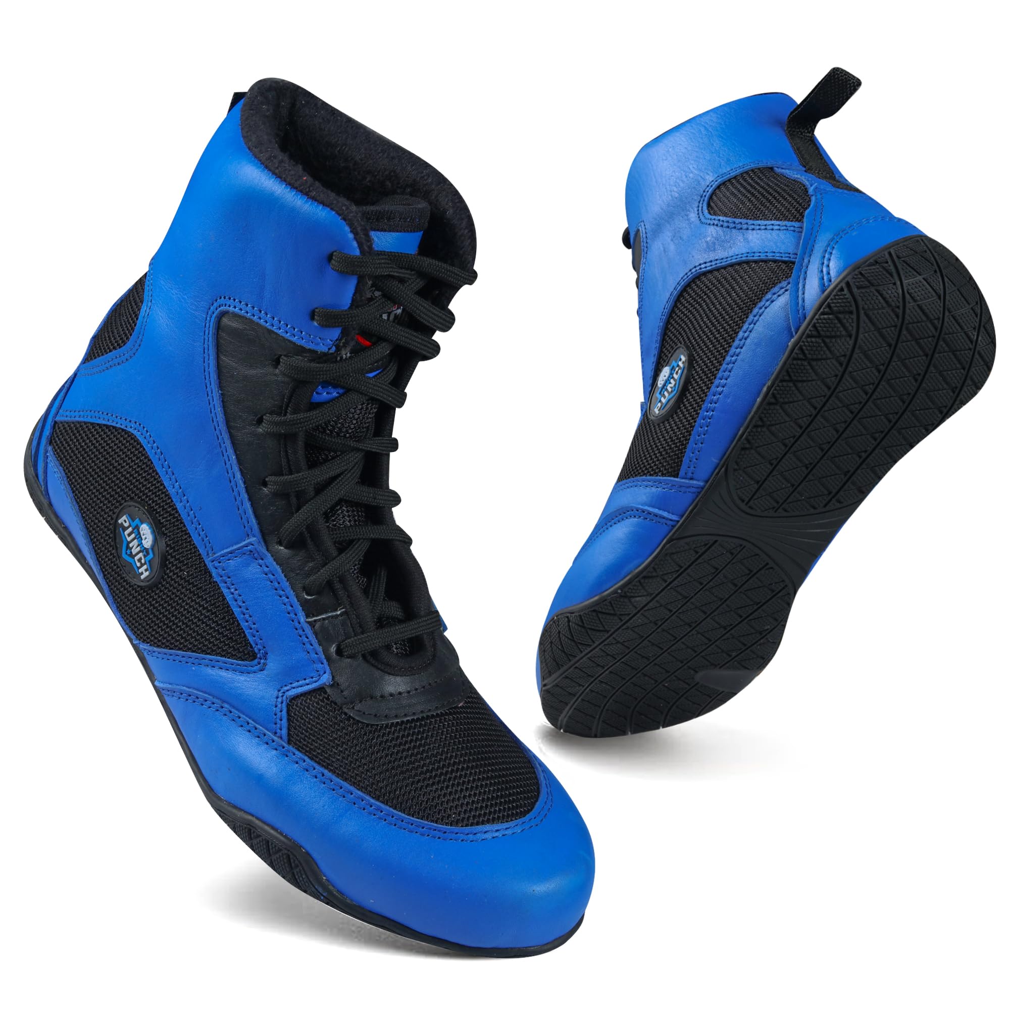 Breathable Boxing Shoes for Men, Women & Youth - Lightweight Non-Slip Training Shoes with Rubber Sole | Perfect for Boxing, MMA, Kickboxing & Gym Workouts
