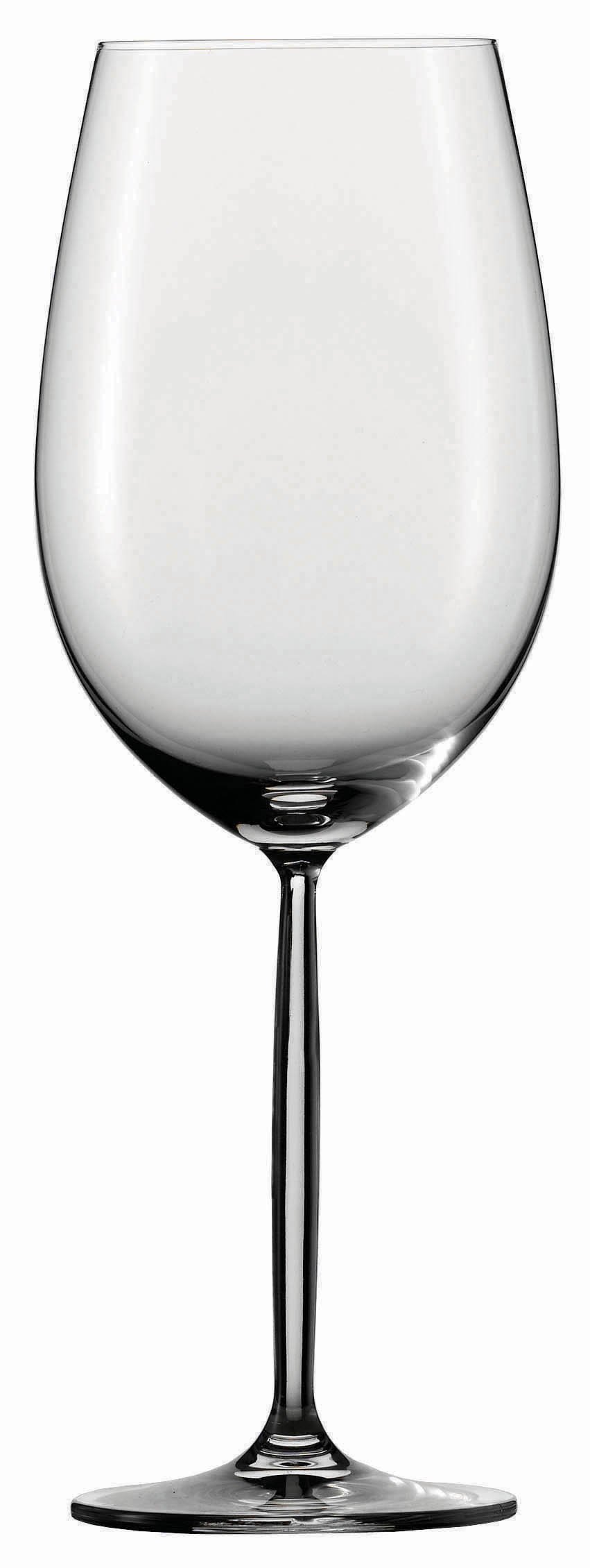 Premium Schott Zwiesel Tritan Crystal Glass Diva Stemware Collection - 26oz Claret/Bordeaux Red Wine Glasses, Set of 6 - Ideal for Fine Dining, Wine Tasting & Elegant Dinner Parties