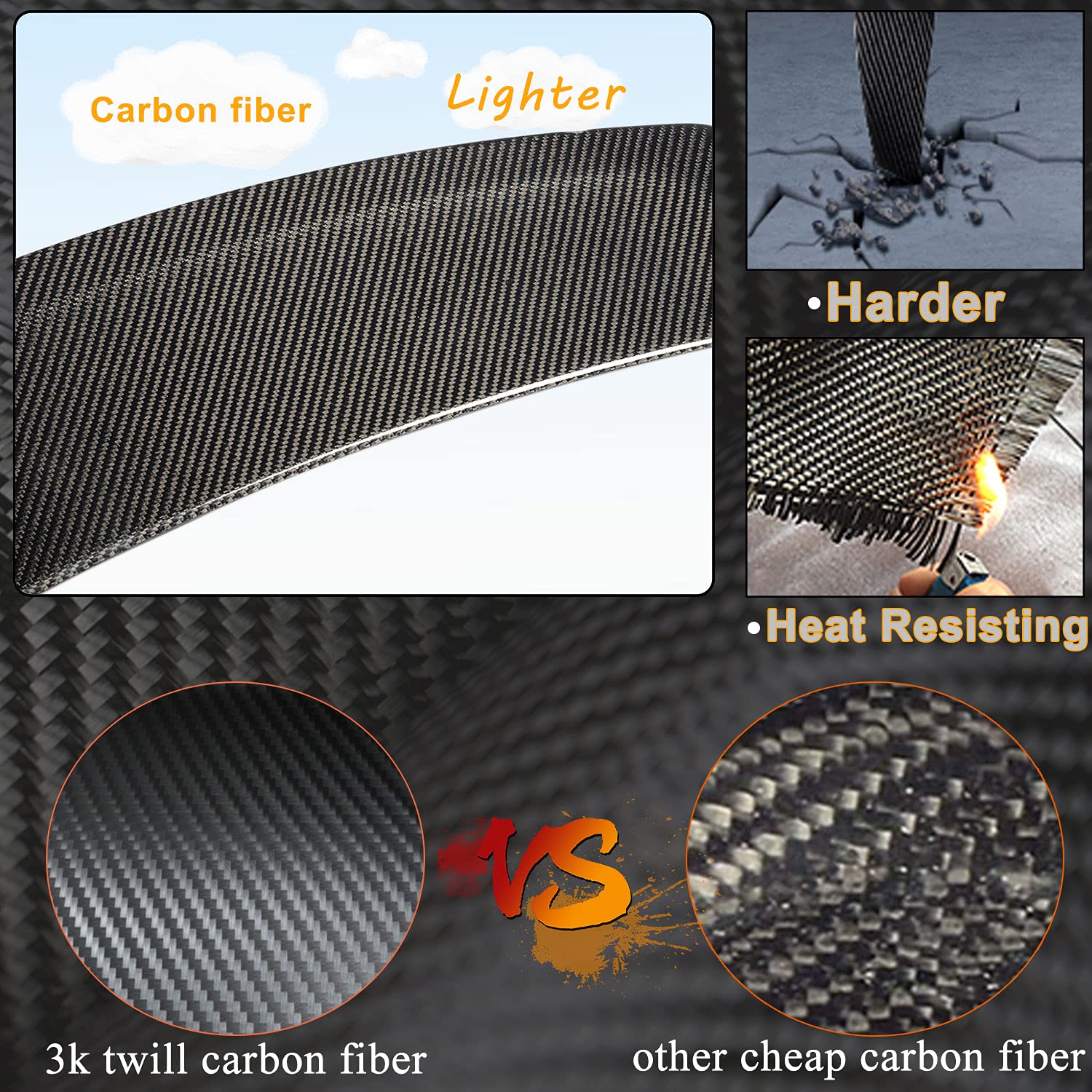 Carbon Fiber Trunk Spoiler for Mercedes Benz C Class W205 (2015-2021) - C180 C200 C250 C300 C400 C43 C63 AMG Sedan Rear Boot Lip Wing - High-Quality Factory Outlet Style A - Perfect for Street Racing & Car Shows