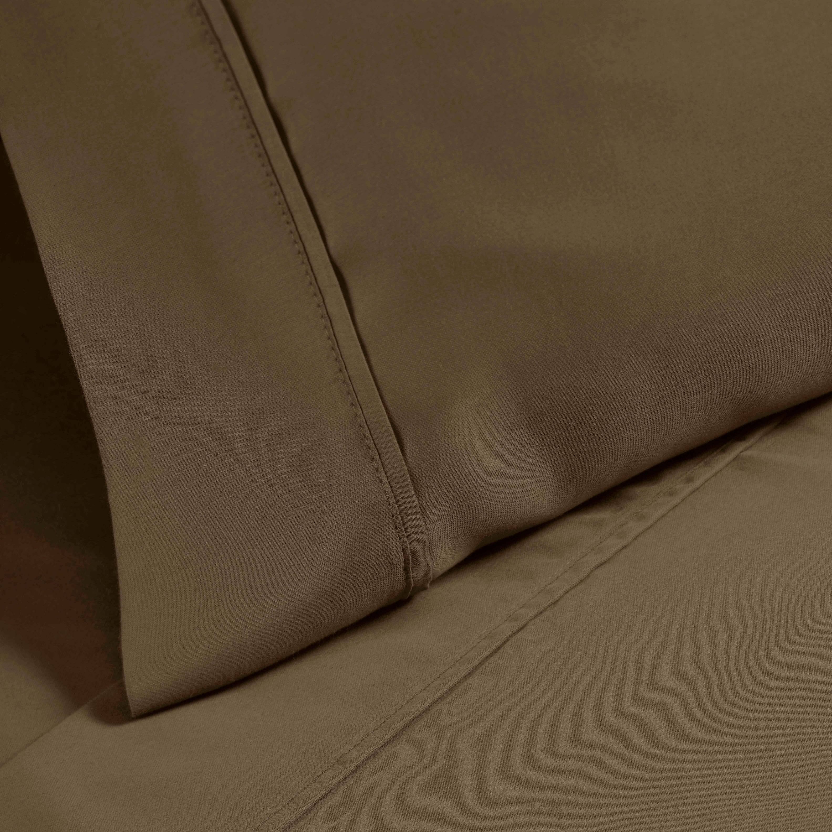 1200 Thread Count Cotton Rich Solid Deep Pocket Bed Sheet Set - Queen Size, Ultra Soft & Breathable - Perfect for Luxury Hotels, Guest Rooms & Master Bedrooms
