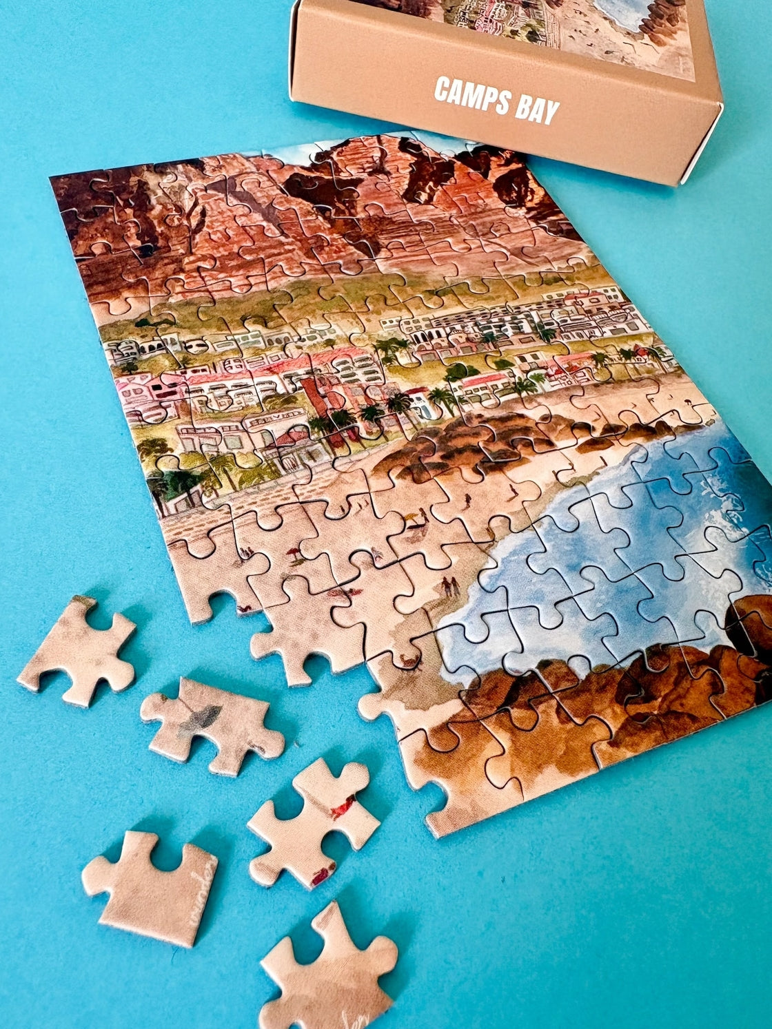 Camps Bay 99 Piece Jigsaw Puzzle - Beautiful Landscape Puzzle for Adults & Kids - Perfect for Family Game Night & Relaxation