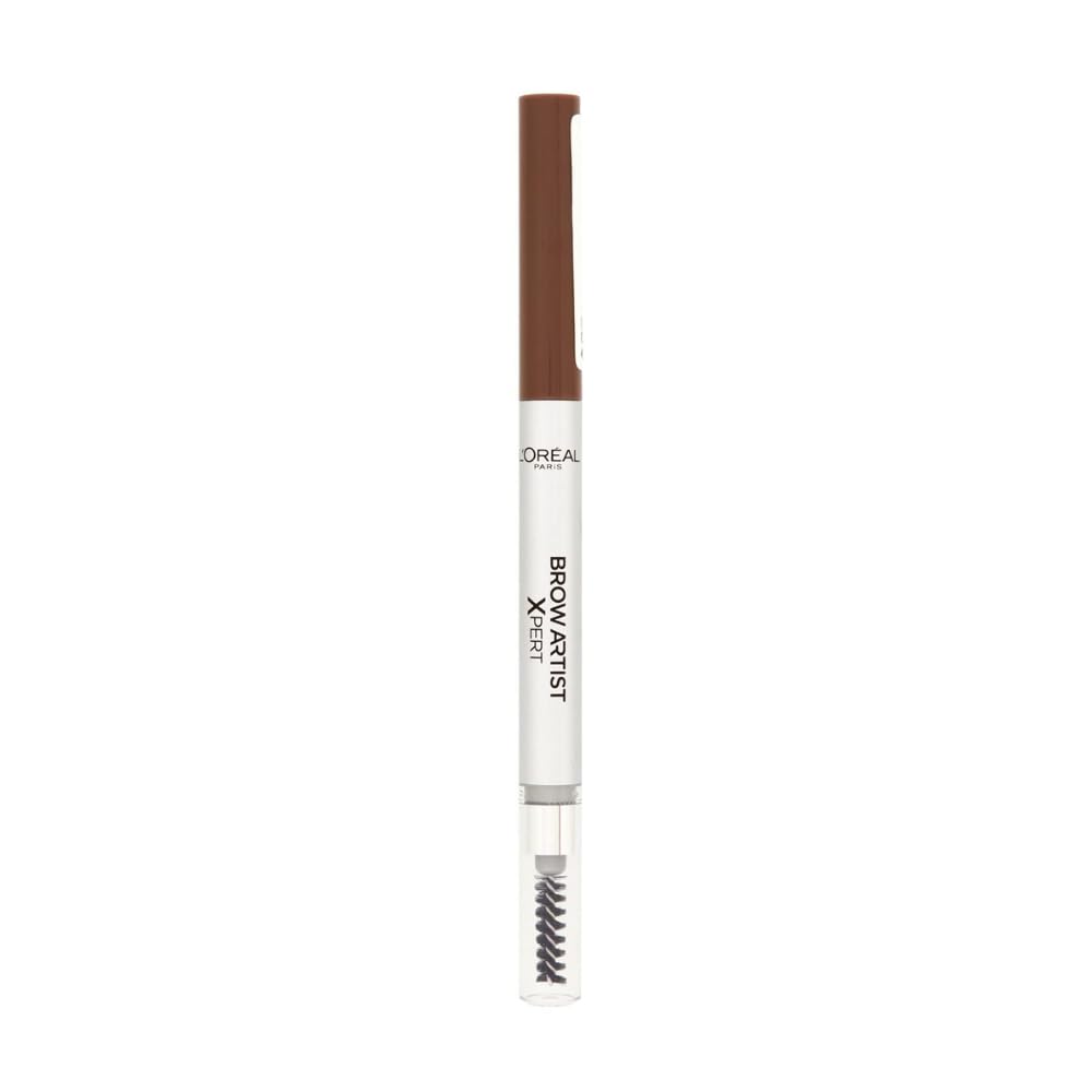L'Oreal Paris Brow Artist Xpert Eyebrow Pencil - 105 Brunette - Retractable Brow Pencil for Defined & Fuller Looking Brows - Waterproof & Long Lasting - Perfect for Everyday Makeup & Professional Use