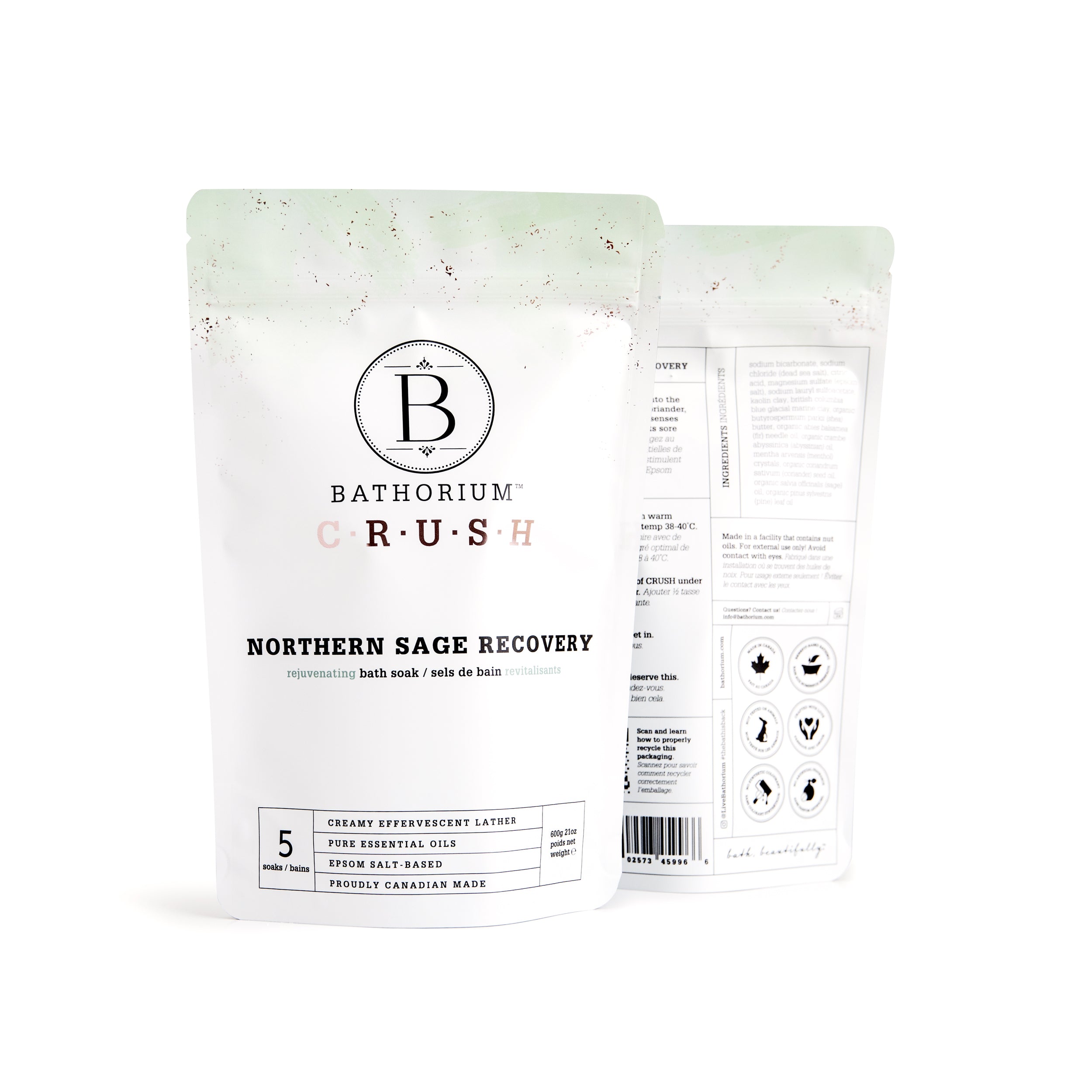 Northern Sage Recovery Crush - Organic Herbal Supplement for Stress Relief & Relaxation - Perfect for Meditation, Yoga & Natural Wellness Routines
