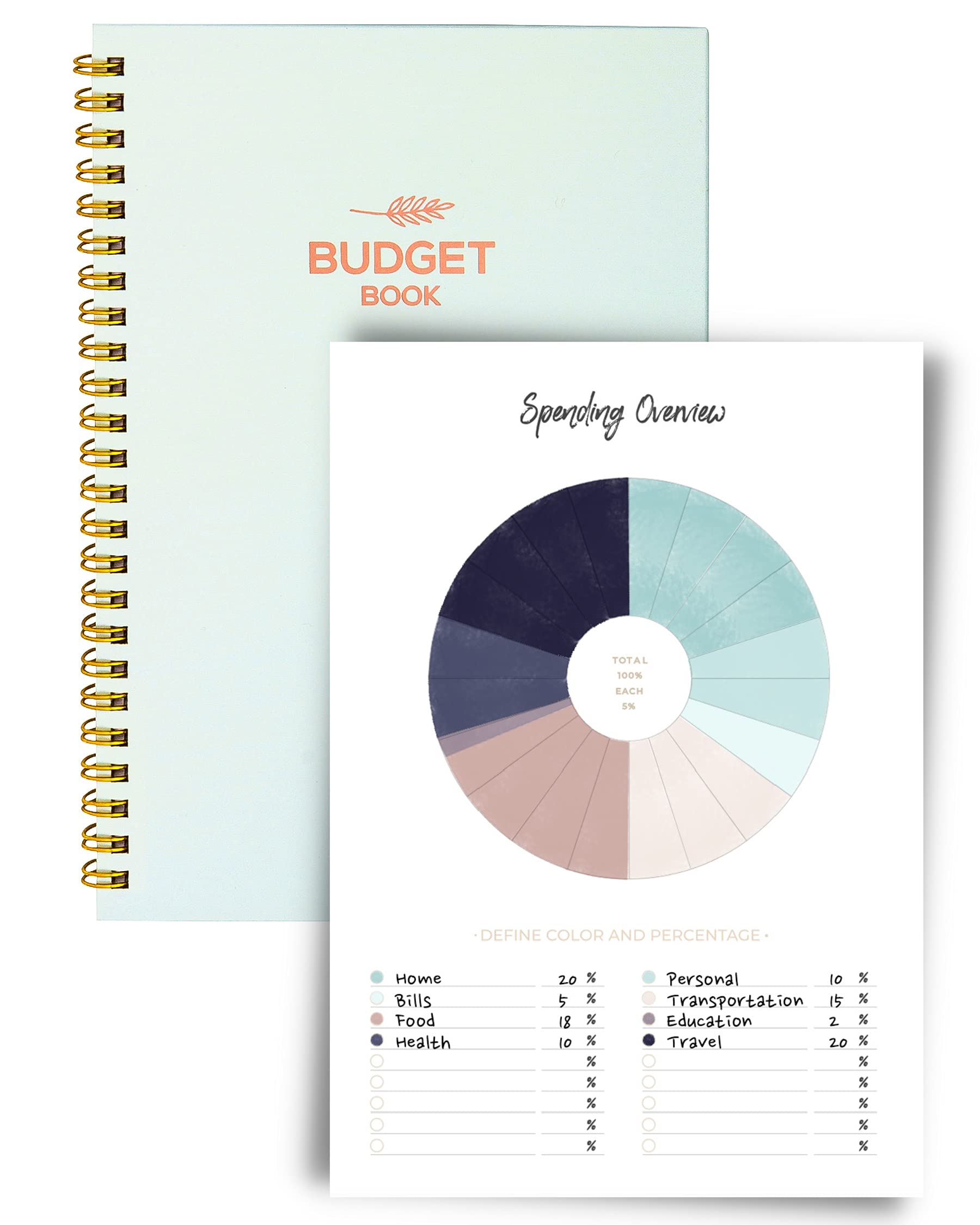 Lamare 12-Month Budget Planner & Bill Organizer - Financial Expense Tracker Notebook for Income, Debt & Business Expenses | Monthly Money Management for Personal Finance & Small Business
