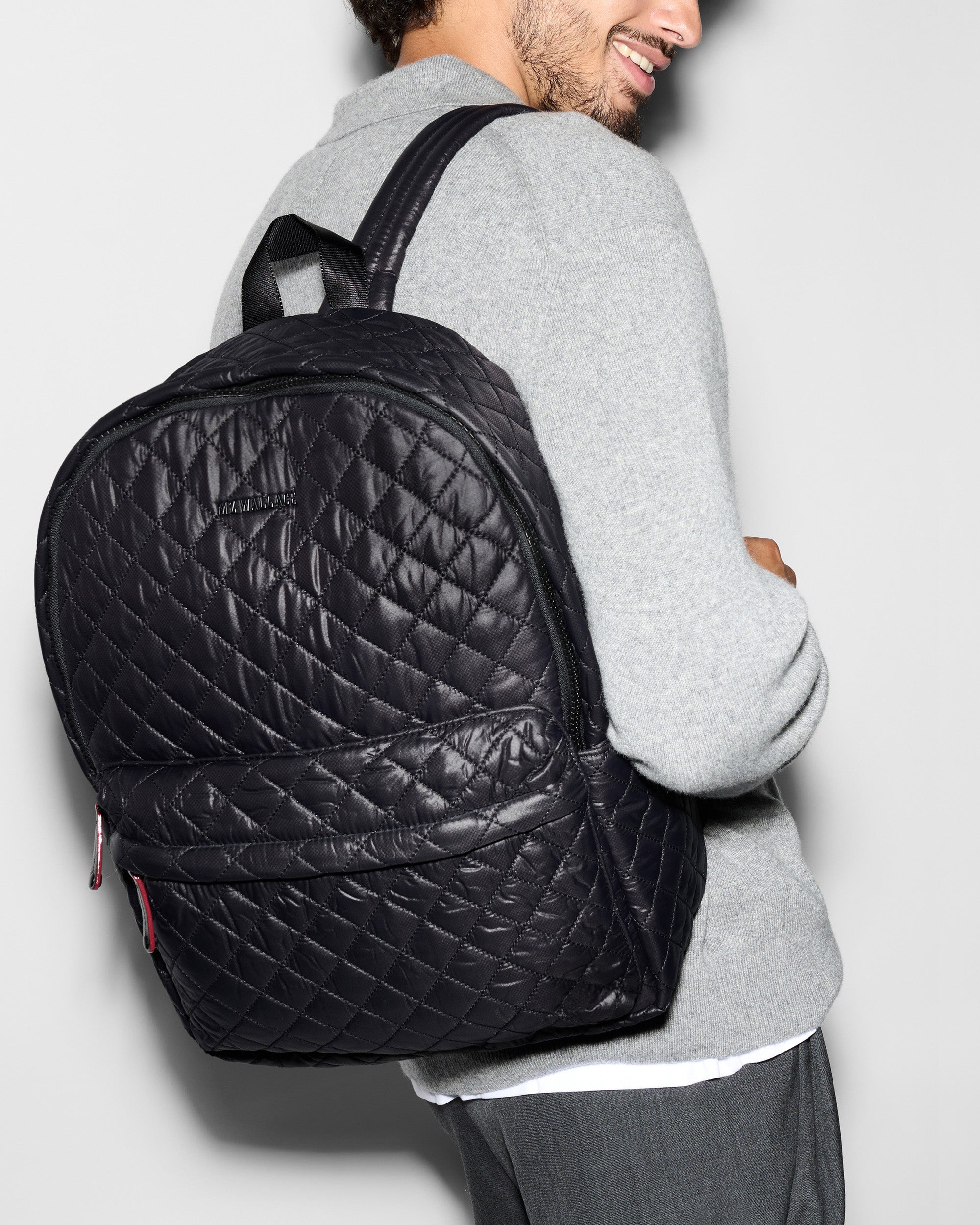 Black Metro Backpack II - Waterproof Laptop Backpack for Men & Women - Business Travel, Commuting & College - Fits 15.6 Inch Laptop