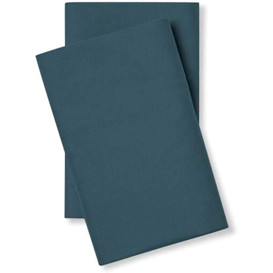 Premium Soft & Smooth Tencel Pillowcases Set of 2 - 600 Thread Count 100% Tencel Fiber with Envelope Closure - Standard/Queen Size (PG Blue) - Breathable & Hypoallergenic for Better Sleep - Perfect for Bedroom, Hotel, Travel & Gift Giving