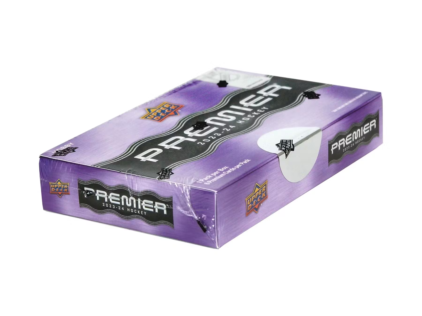 2023-2024 Upper Deck Premier Hockey Hobby Box - NHL Trading Cards Collection for Collectors & Fans - Perfect for Gifts, Investments, and Game Nights