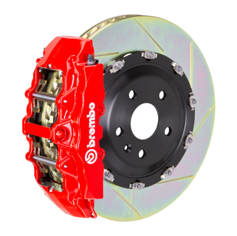 Brembo GT 6-Piston Front Big Brake Kit (Red, T1 Slotted) for Dodge Viper SRT10 2003-2010 | High-Performance Braking System for Racing & Street Use