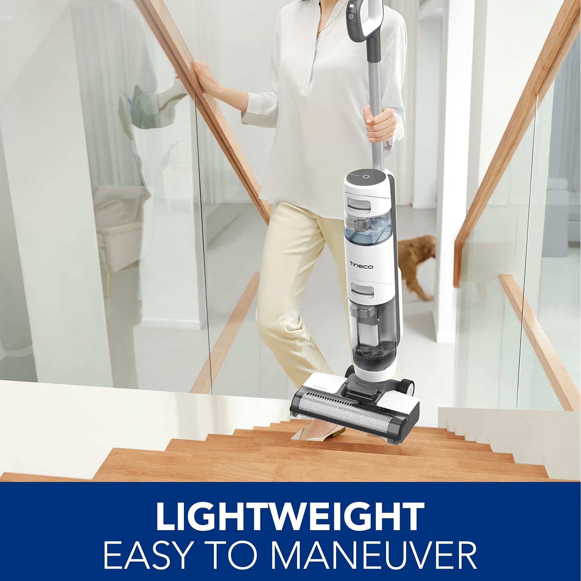 Tineco iFLOOR 3 Cordless Wet Dry Vacuum Cleaner - for Hardwood & Tile Floors