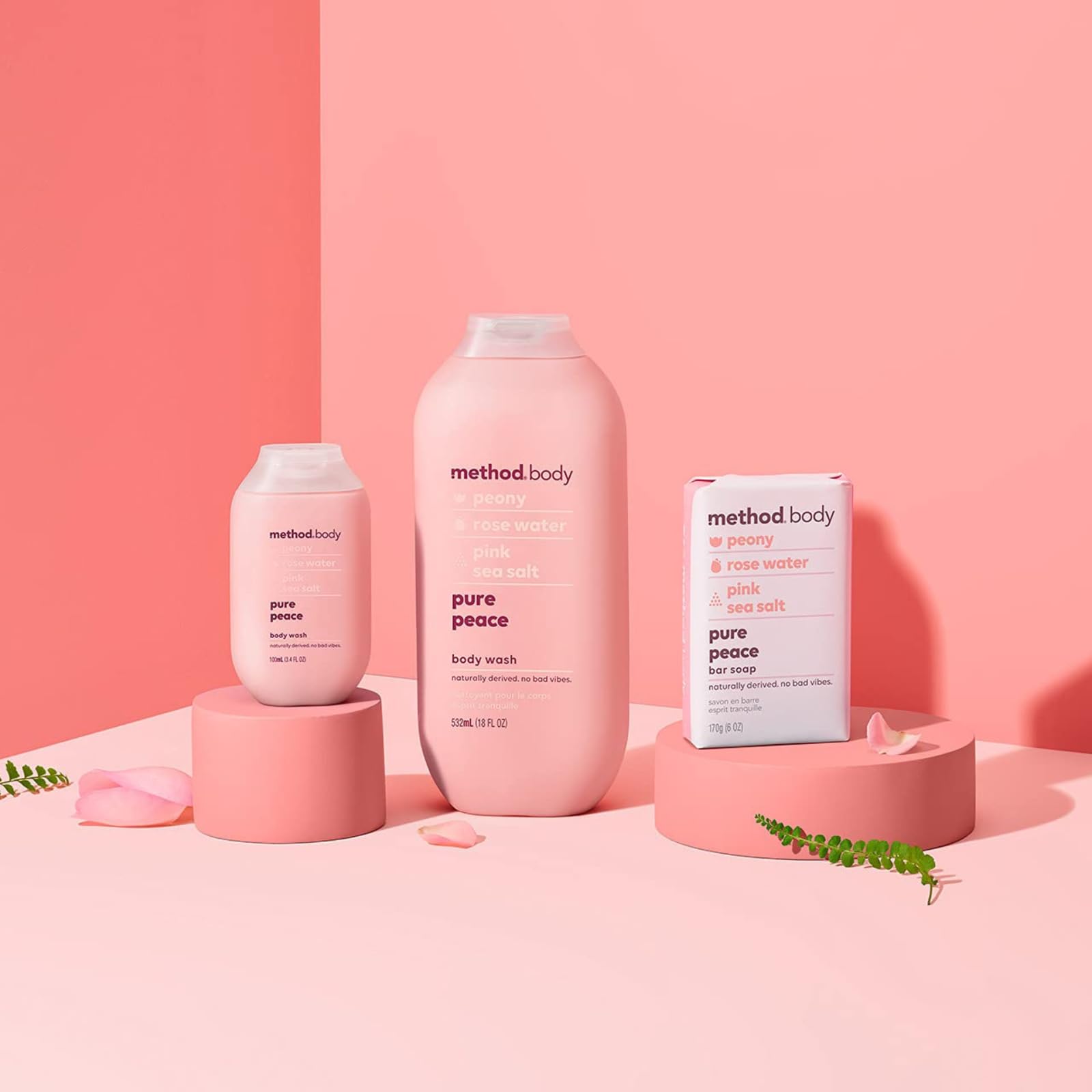Method Pure Peace & Berry Balance Body Wash - Hydrating & Refreshing for Daily Shower & Bath | Vegan & Cruelty-Free
