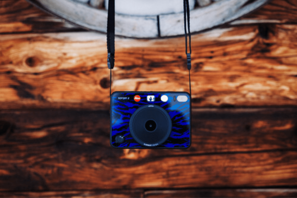 Leica SOFORT 2 Burton Edition Instant Camera (Jake Blue) - Vintage Style Polaroid Camera for Travel, Parties & Instant Photo Memories