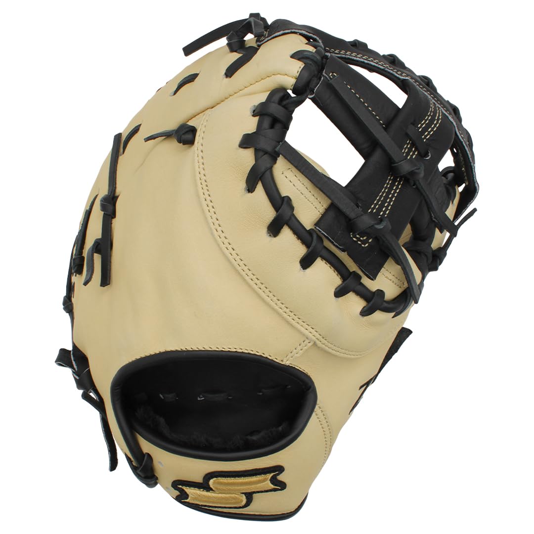 SSK Z5 Craftsman Baseball First Base Mitt – 12” to 13” Sizes – Right & Left Hand Throw – Premium Leather Glove for Baseball Players – Perfect for Practice, Games & Training