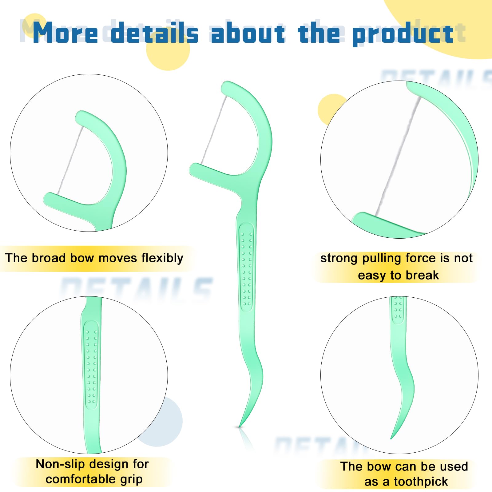 Maxdot 1000-Count Mint Dental Floss Picks - Strong & Durable Flossing System for Adults & Family - Perfect for Travel, Tight Teeth Spaces & Daily Oral Care - Bulk Pack for Fresh Breath & Healthy Gums