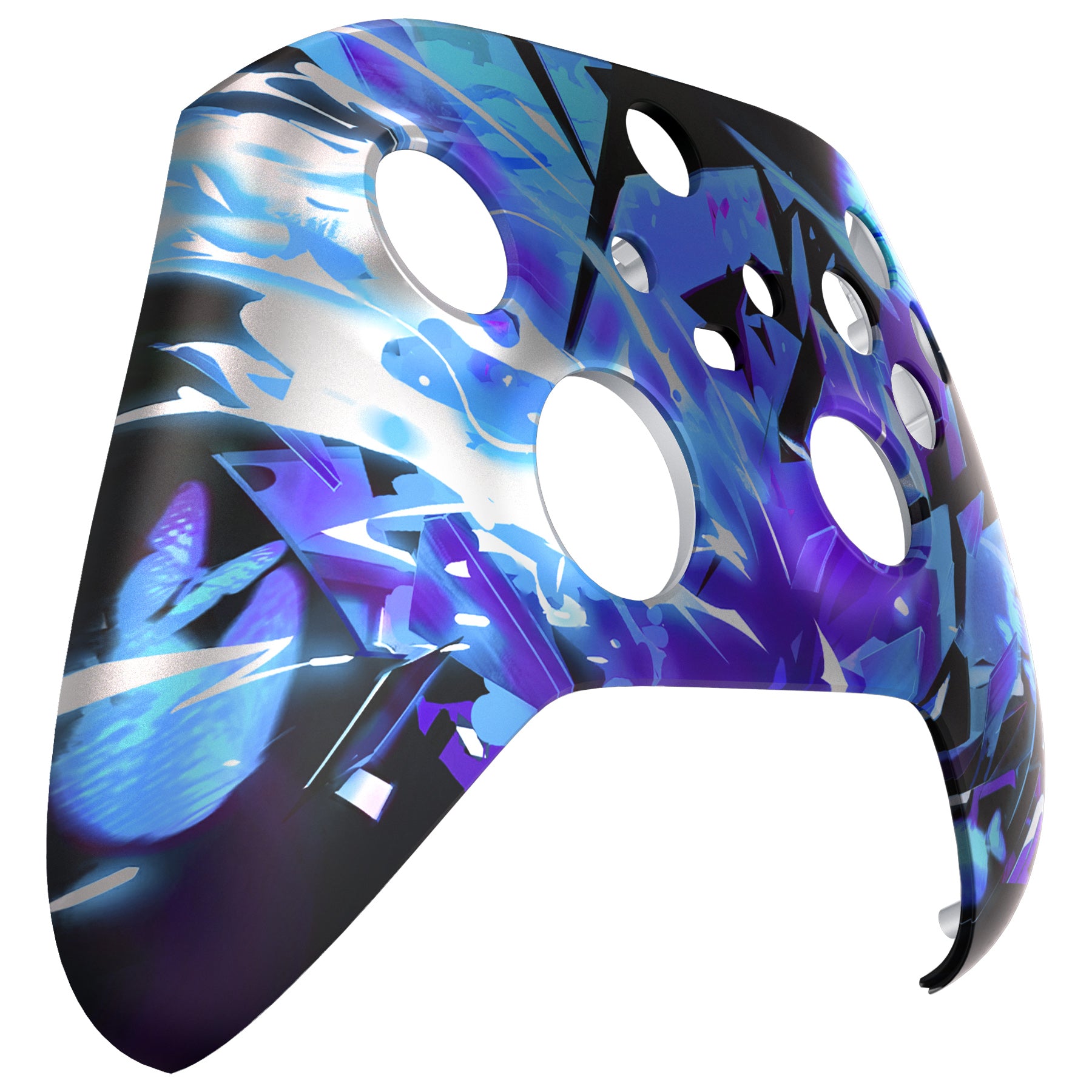 eXtremeRate Dark Hour Replacement Faceplate & Front Housing Shell for Xbox Series S/X Controller - Gaming Accessories (Controller Not Included) - Perfect for Customization & Enhanced Gaming Experience