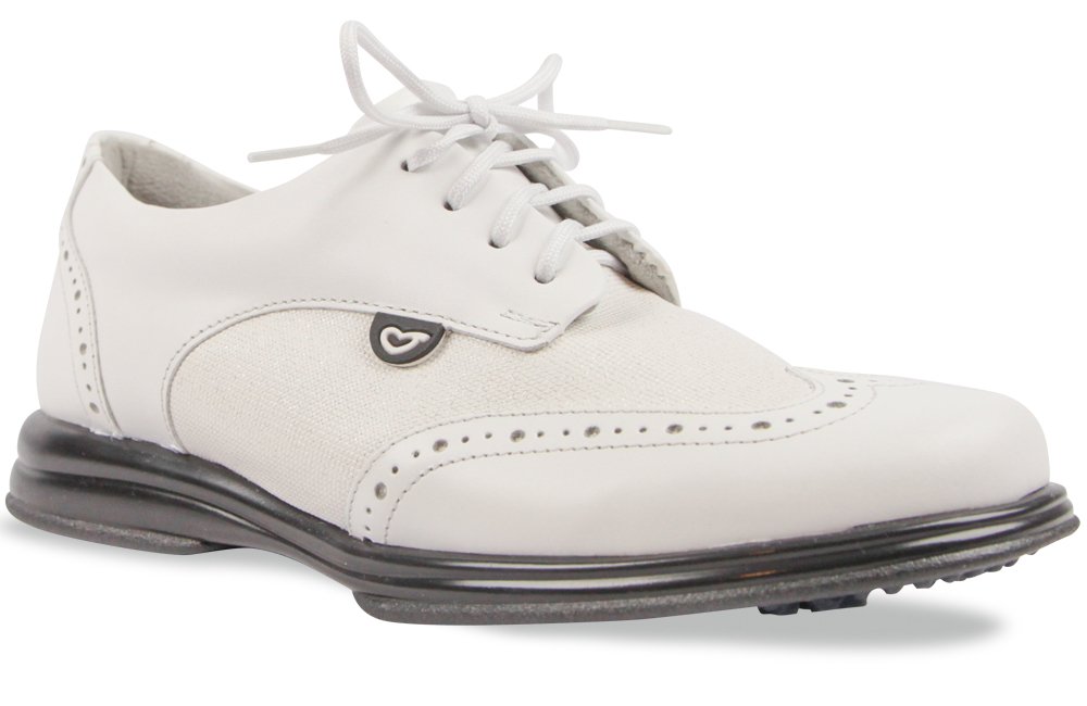 Sandbaggers Charlie Women's Golf Shoes - Lightweight Comfort & Waterproof Spikes for Women Golfers | Perfect for Course Play & Practice Rounds