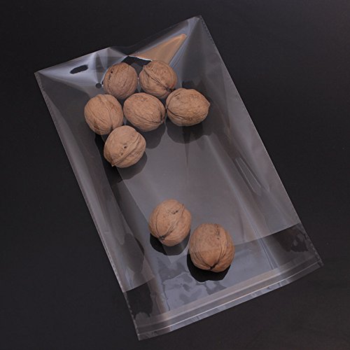 100 Pcs 6x9 Inch Clear Resealable Cellophane Bags for Bakery, Candles, Soaps & Cookies - Food Safe Plastic Poly Bags for Packaging, Gifts & Party Favors