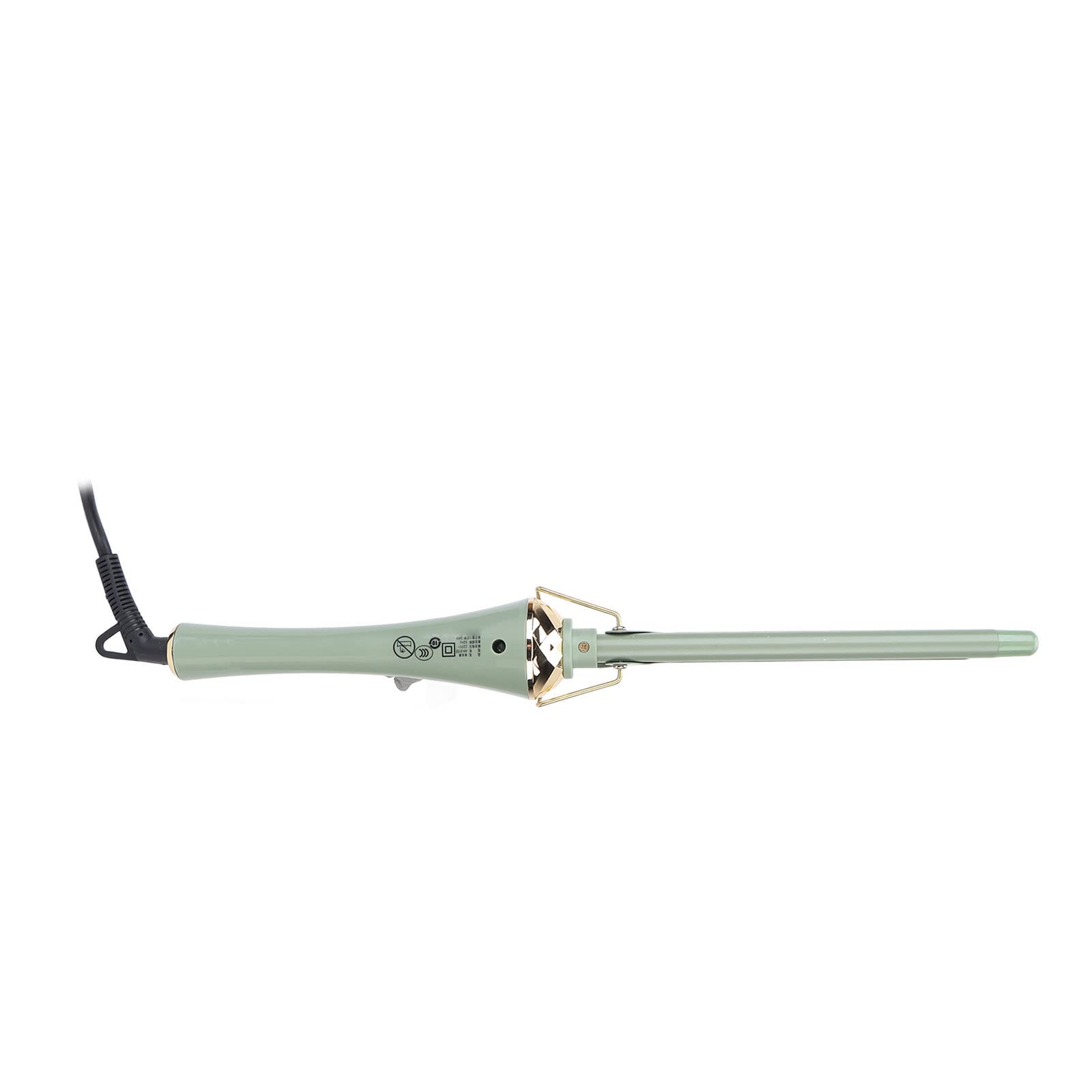 360° Rotating Cord Small Ceramic Curling Iron for Wet Hair - Anti-Tangle Design, Lightweight & Safe for Home Use (UK Plug 220V) - Perfect for Travel, Salon Styling & Everyday Hair Care