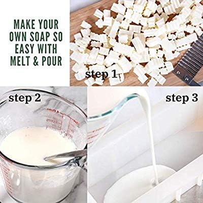 Natural Organic Goat Milk Melt and Pour Soap Base - Glycerin Rich, SLS, SLES, Paraben & Alcohol Free - Perfect for DIY Soap Making, Handmade Soap, and Craft Projects (500g) - Ideal for Sensitive Skin Care, Bath & Body Gifts, and Home Spa Treatments