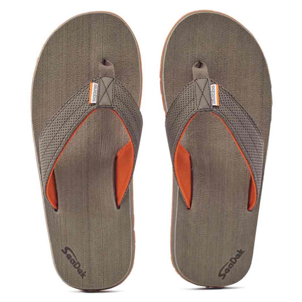 Grundens Deck Hand Sandal Brindle - Non-Slip Fishing & Boating Sandals for Men & Women - Perfect for Outdoor, Water Sports & Beach Activities