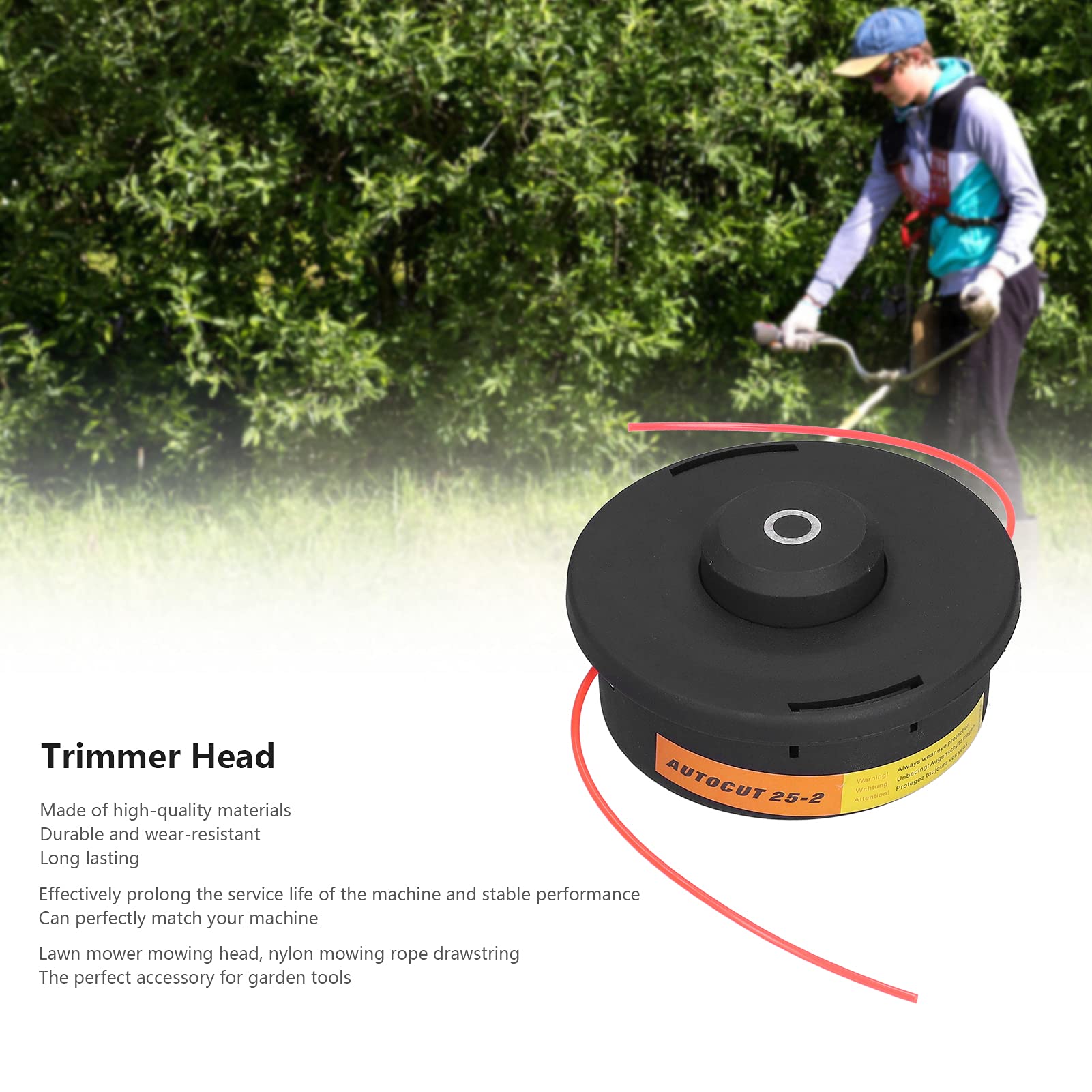 Lawn Mower Replacement Part - Durable Trimmer Head for Gardening | Compatible with Most Lawn Mowers | Perfect for Yard Maintenance & Landscaping
