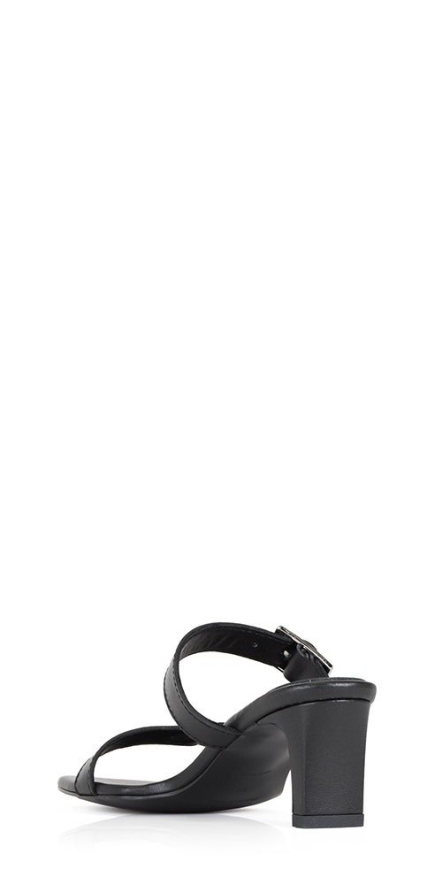 Stylish Black Buckle Heels for Women - Comfortable High Heels for Office, Party & Evening Events - Fashionable Dress Shoes for Work & Special Occasions