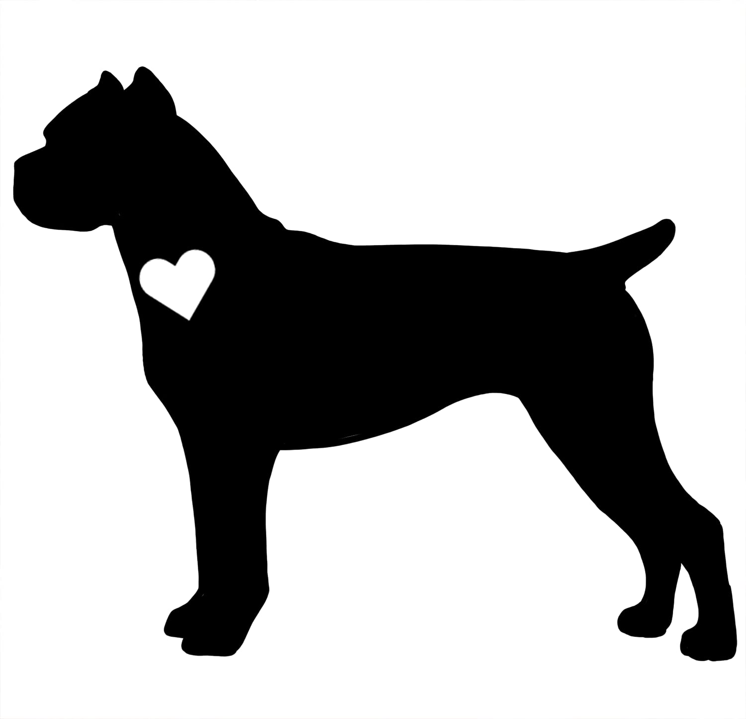Premium Cane Corso Vinyl Decal Sticker for Car Window, Tumbler, Laptop - Waterproof & Durable Decoration for Pet Lovers, Home & Office Use
