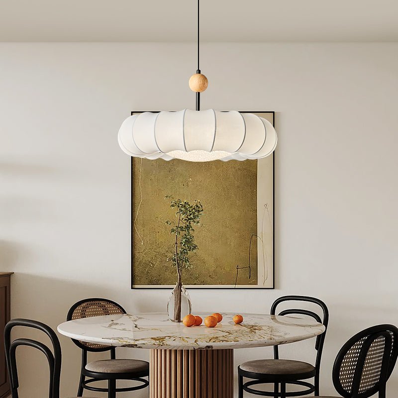 Modern Borealis Pendant Light - Nordic Style Glass Hanging Lamp for Kitchen Island, Dining Room & Living Room Decor - Energy Efficient LED Lighting Fixture for Home & Office Spaces