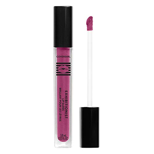 COVERGIRL Exhibitionist Lip Gloss in Adulting - 0.12 Fl Oz Hydrating Shine Lip Gloss for Everyday Wear & Special Occasions
