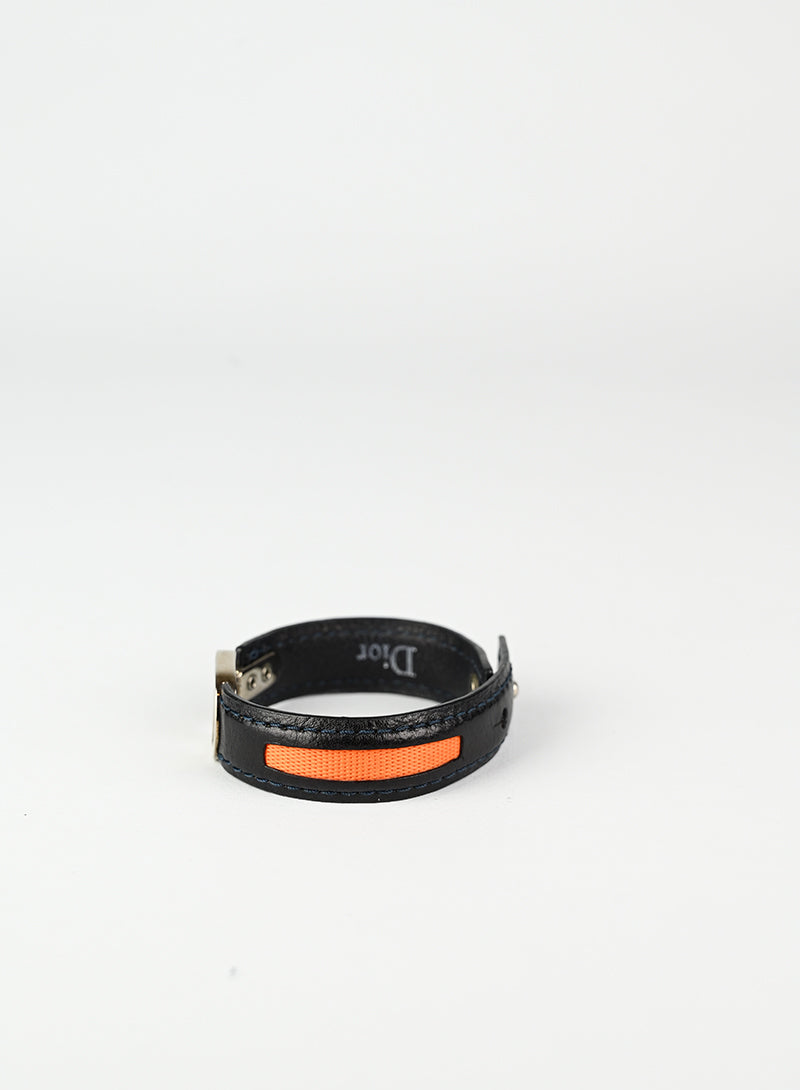 Dior Blue Leather Bracelet for Women - Elegant Fashion Accessory for Parties, Gifts & Everyday Wear